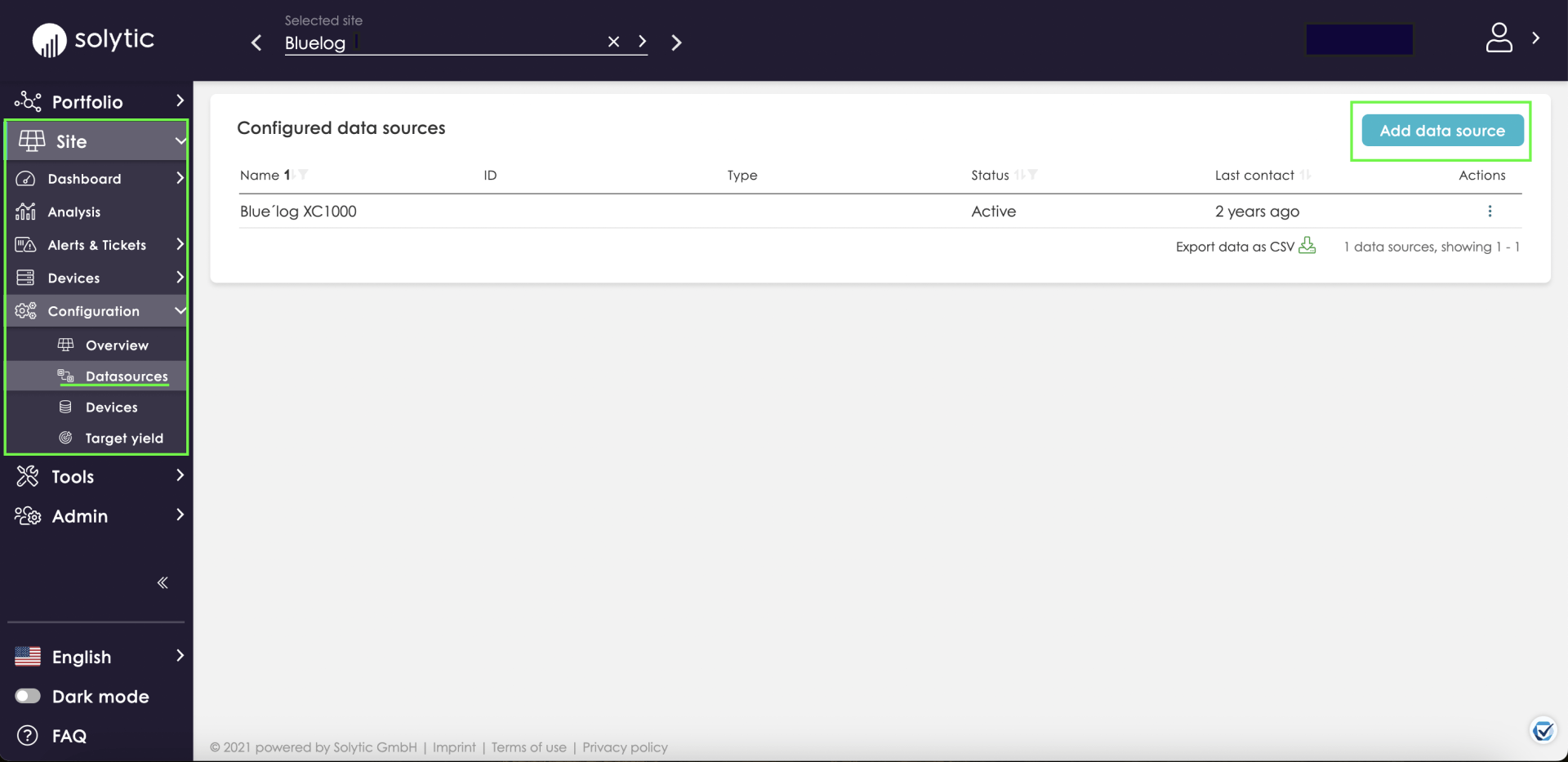 How to Create a New Data Source? (2.0) – Solytic